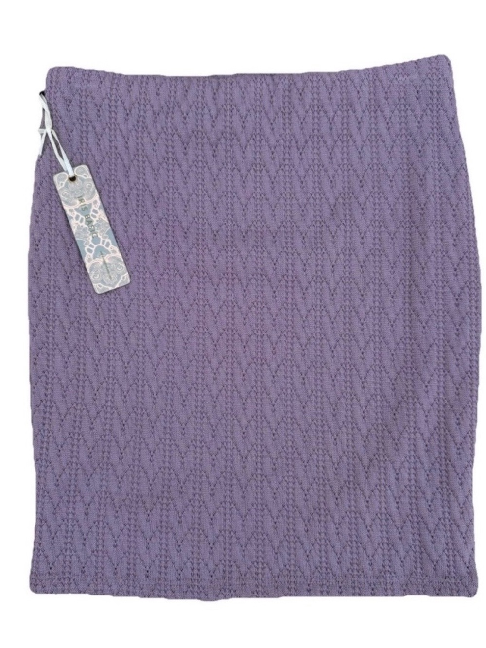 Iris knit skirt lavender mini skirt size Small NWT